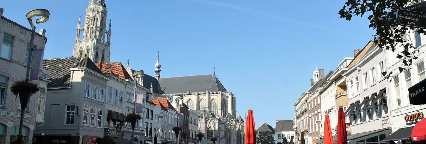 Taxi Gilze rijdt naar de binnensteden van Breda en Tilburg